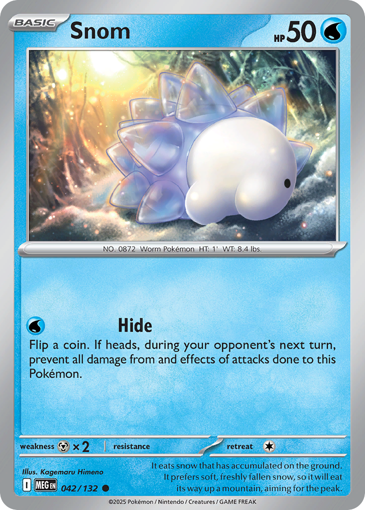 Snom Pokémon card