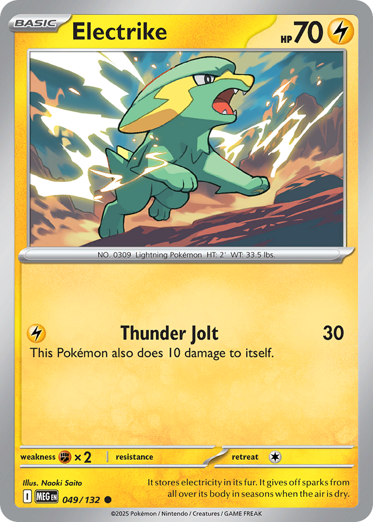 Electrike Pokémon card