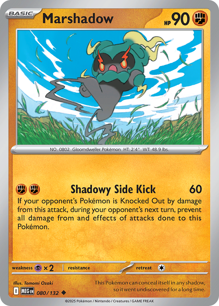 Marshadow Pokémon card