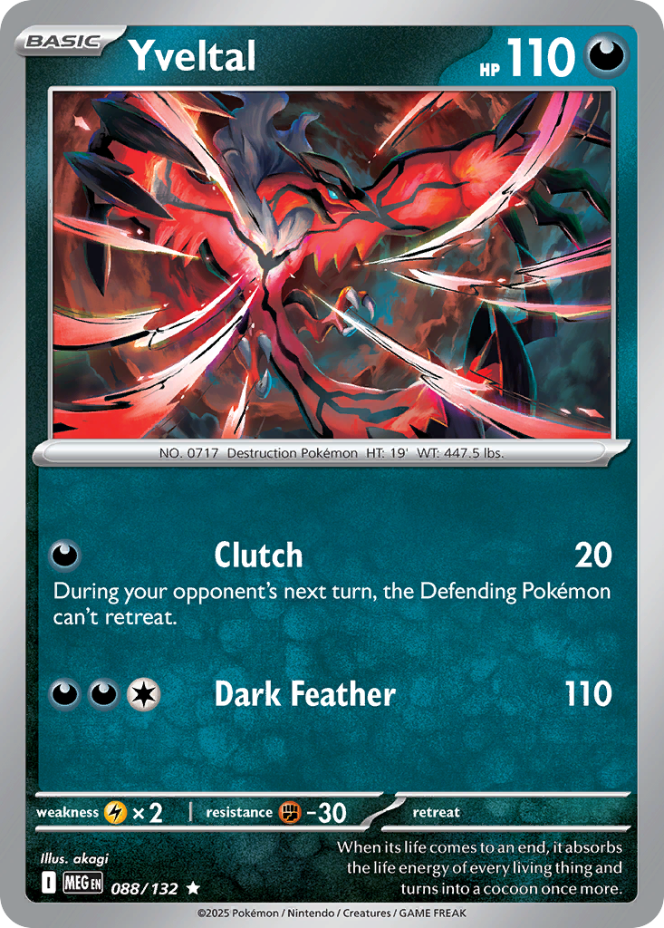 Yveltal Pokémon card