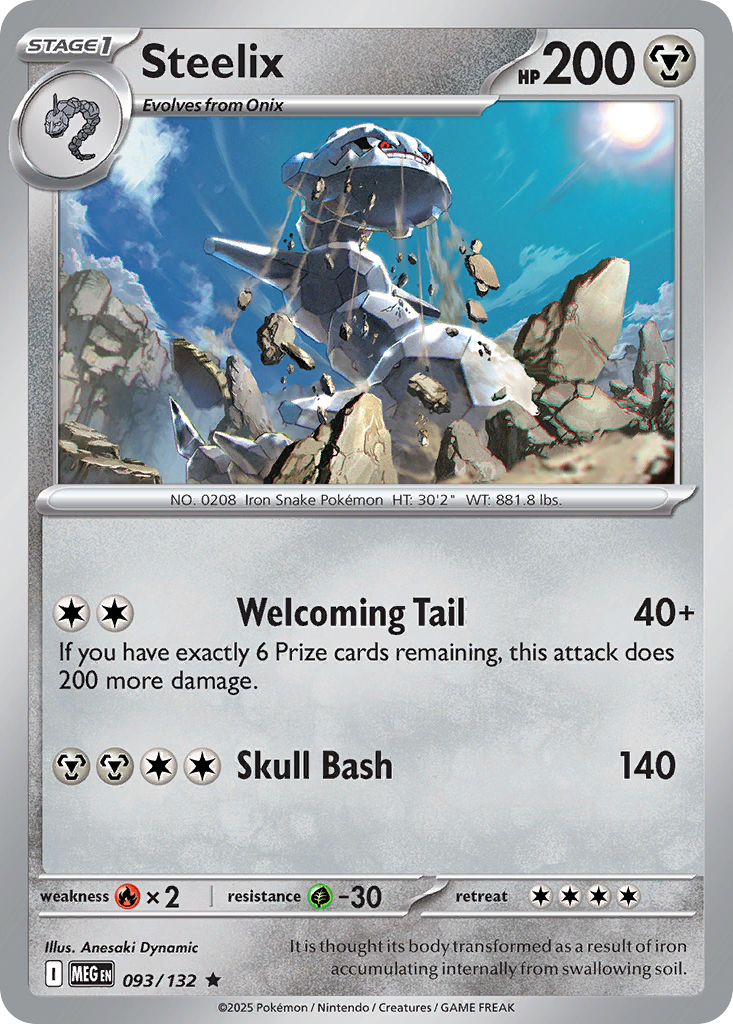 Steelix Pokémon card