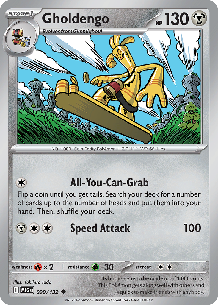 Gholdengo Pokémon card