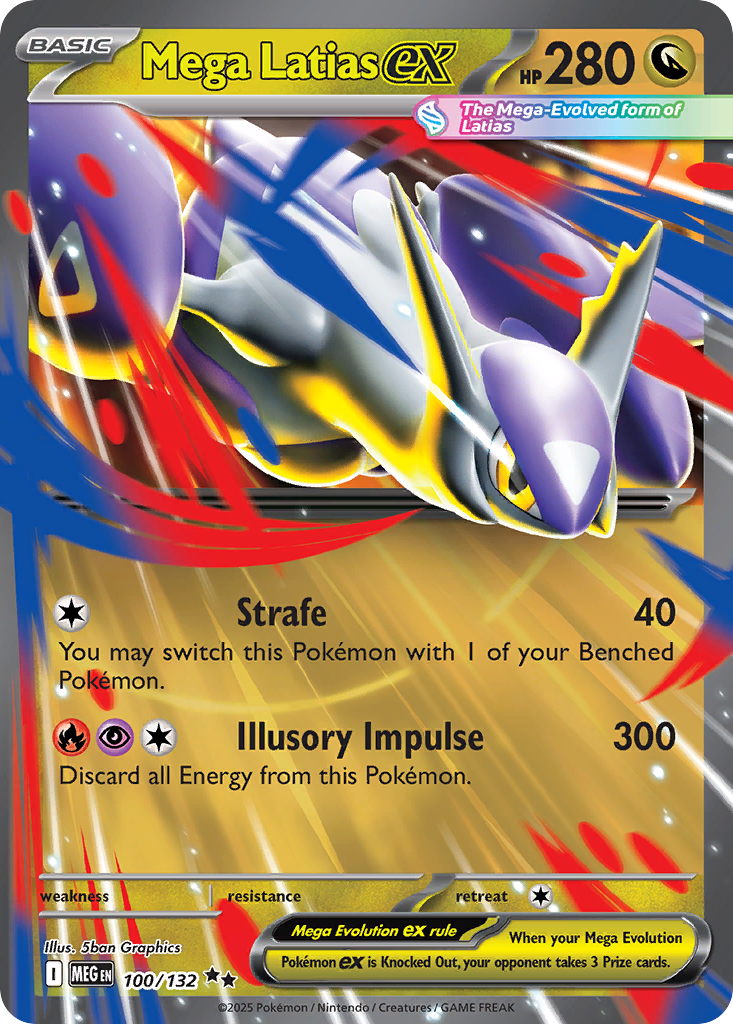 Mega Latias ex Pokémon card
