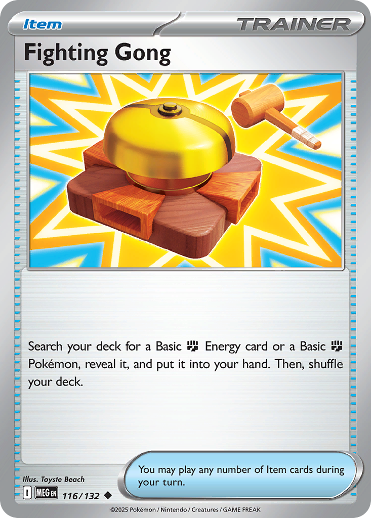 Fighting Gong Pokémon card