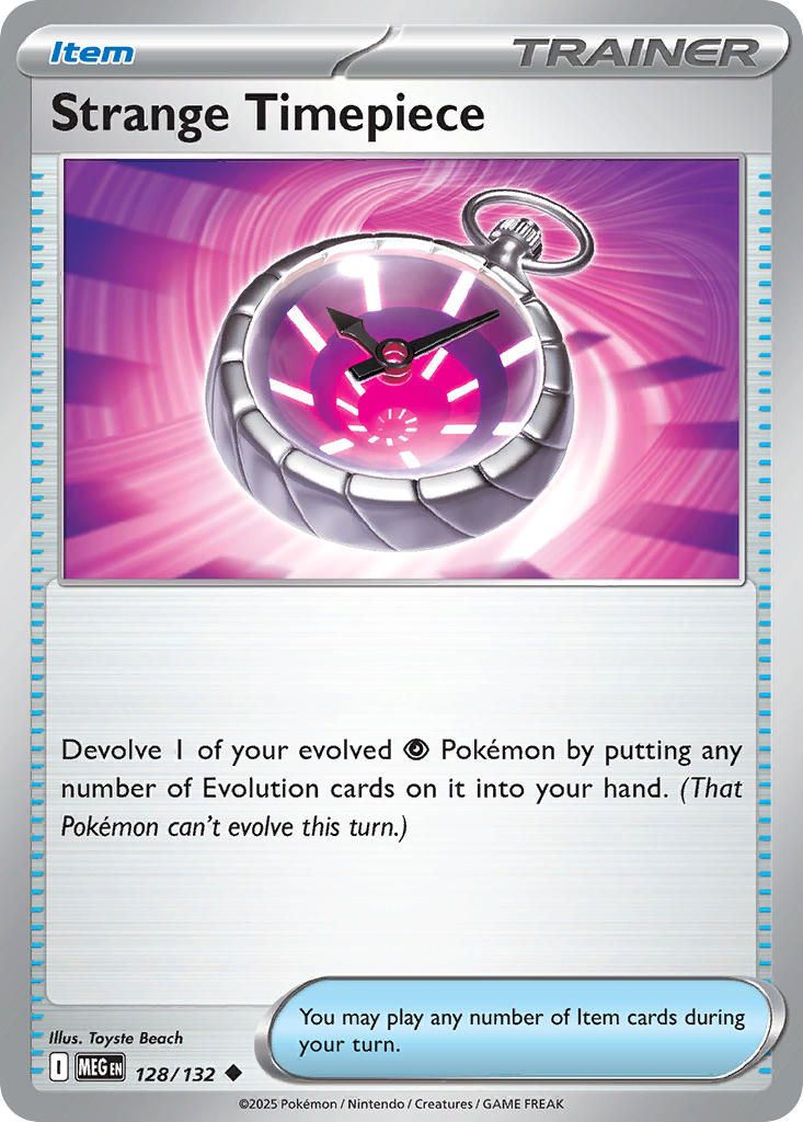 Strange Timepiece Pokémon card