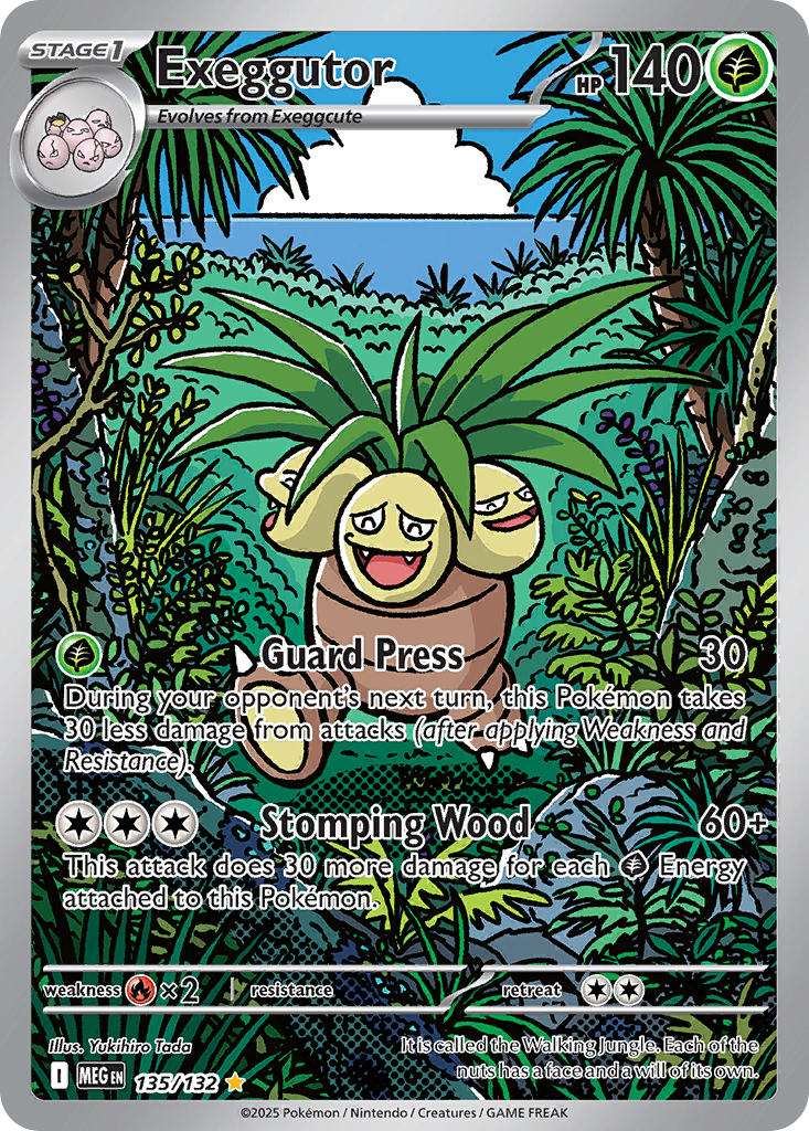 Exeggutor Pokémon card