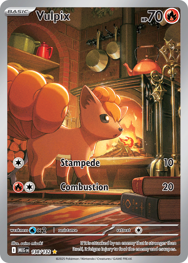 Vulpix Pokémon card