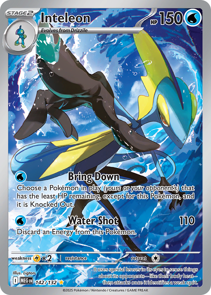 Inteleon Pokémon card