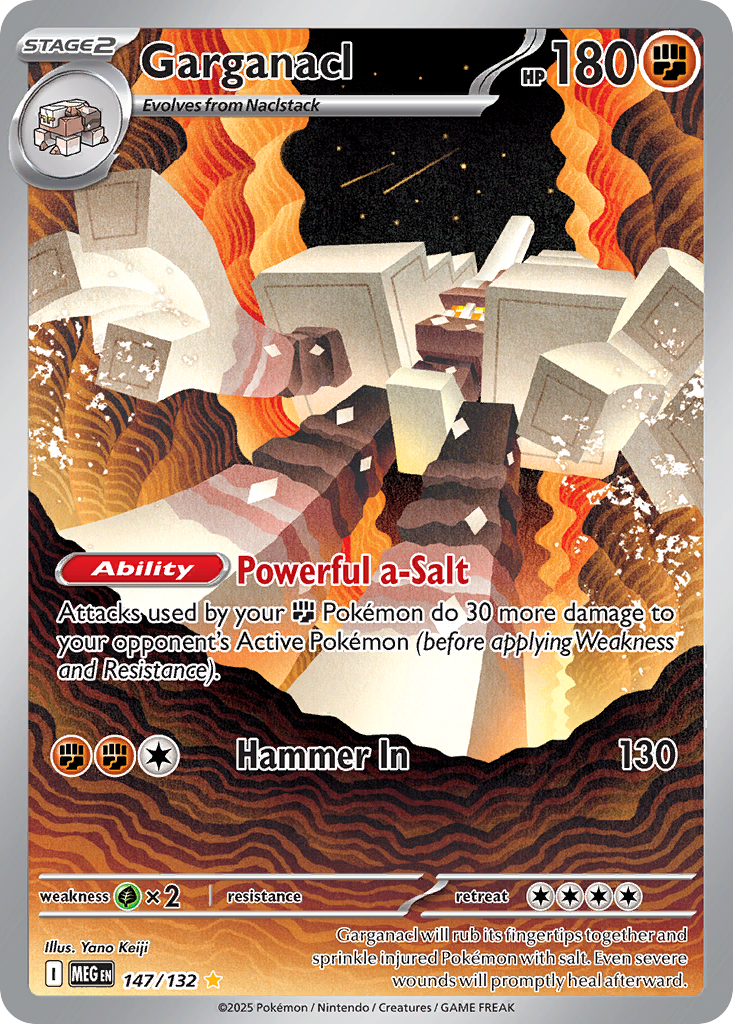 Garganacl Pokémon card