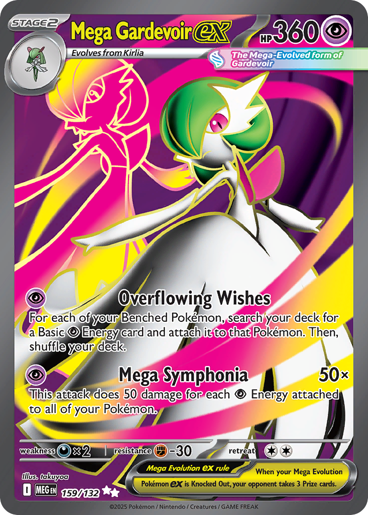 Mega Gardevoir ex Pokémon card