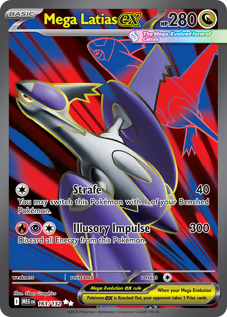 Mega Latias ex Pokémon card