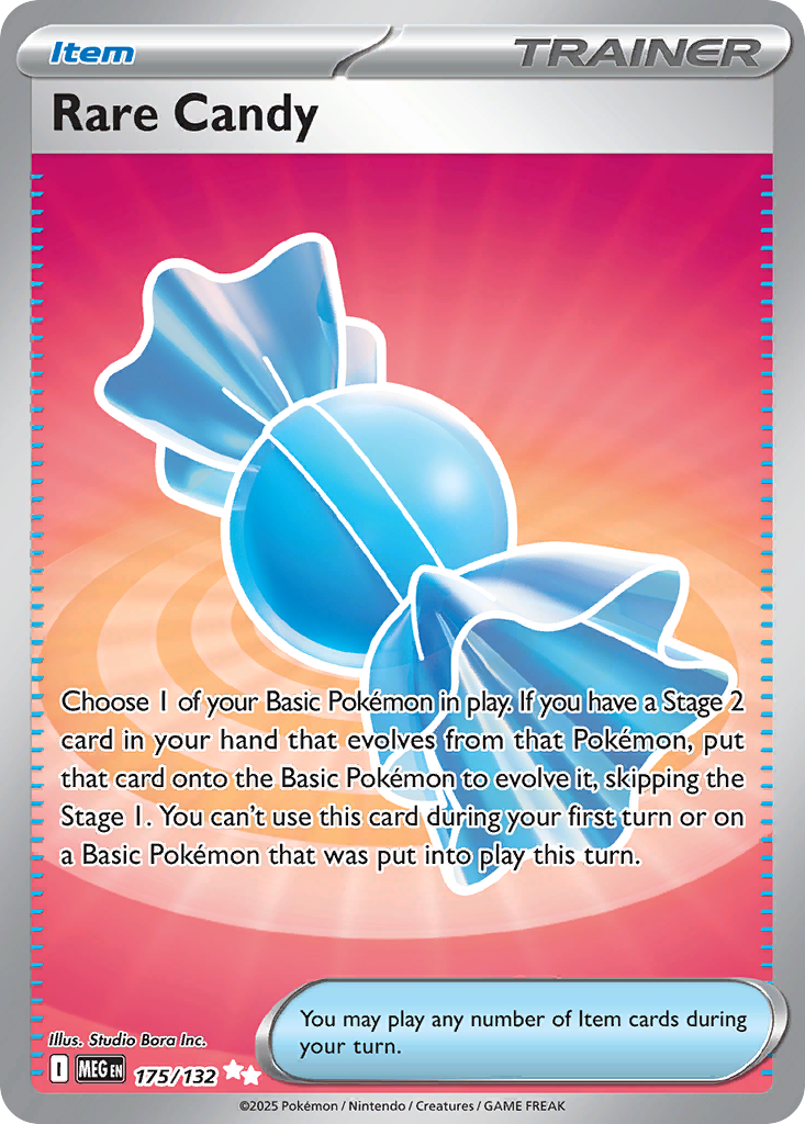 Rare Candy Pokémon card