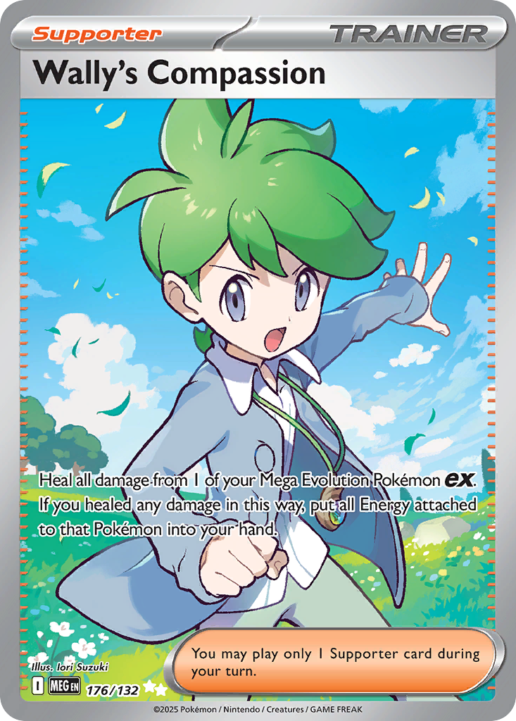 Wally's Compassion Pokémon card