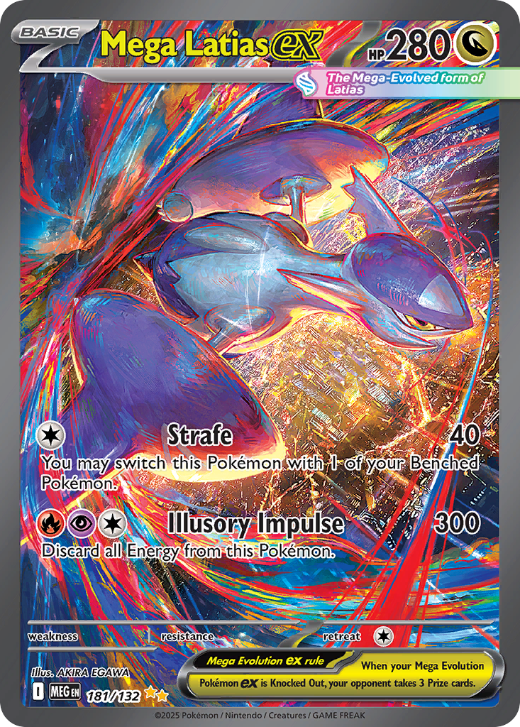 Mega Latias ex Pokémon card