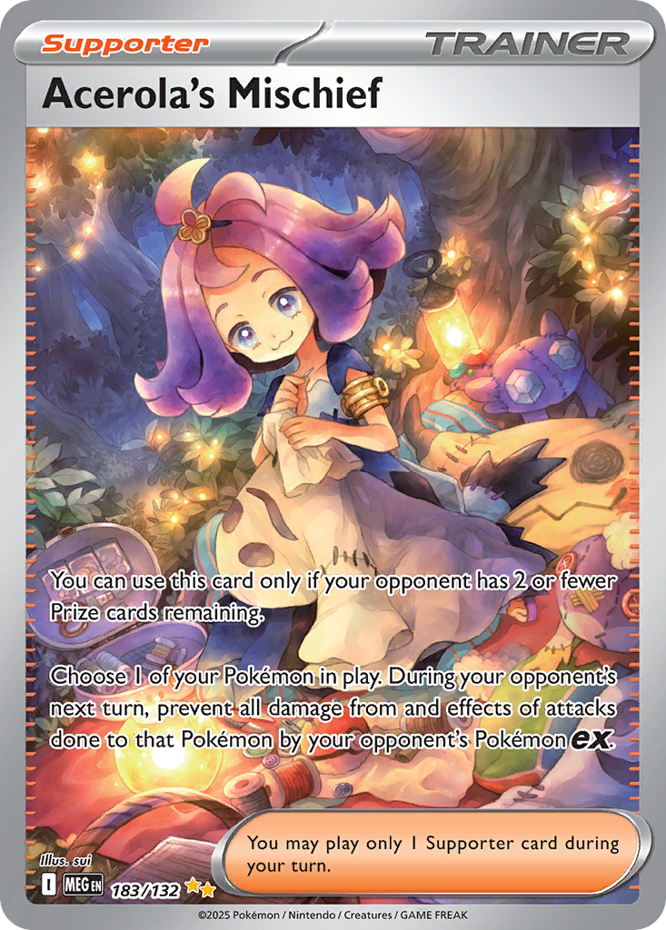 Acerola's Mischief Pokémon card