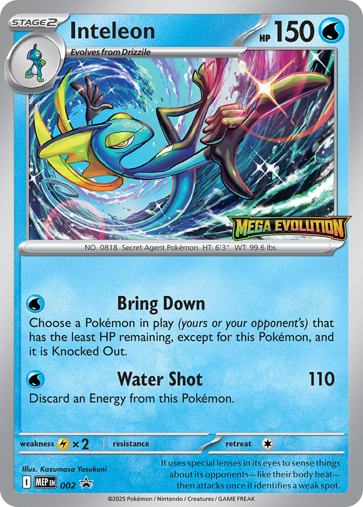 Inteleon Pokémon card