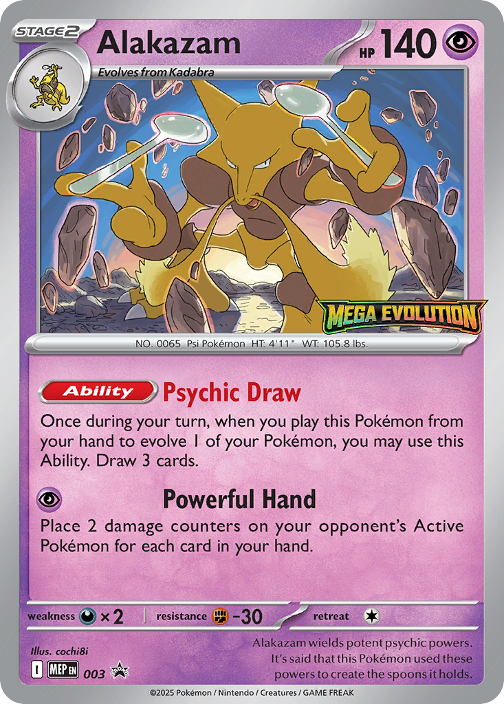 Alakazam Pokémon card