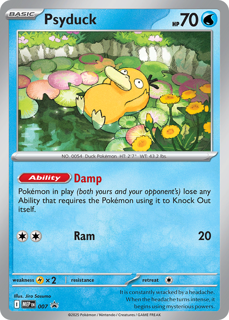 Psyduck Pokémon card