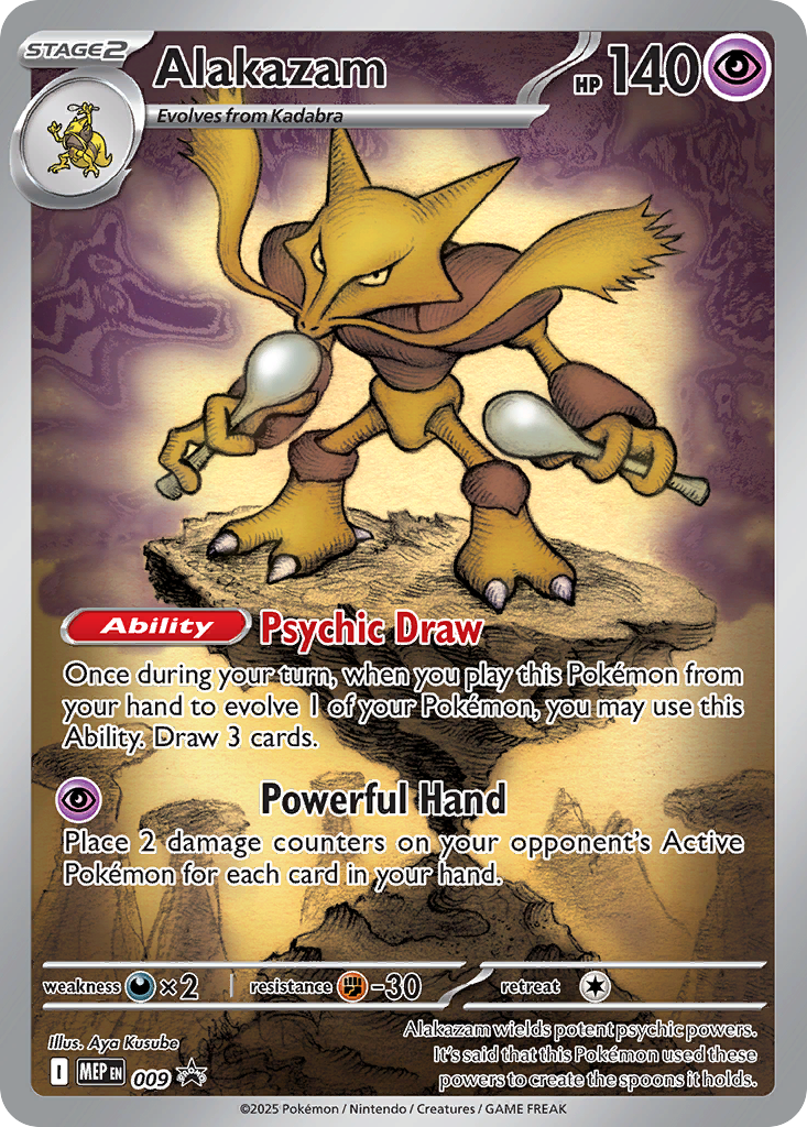 Alakazam Pokémon card