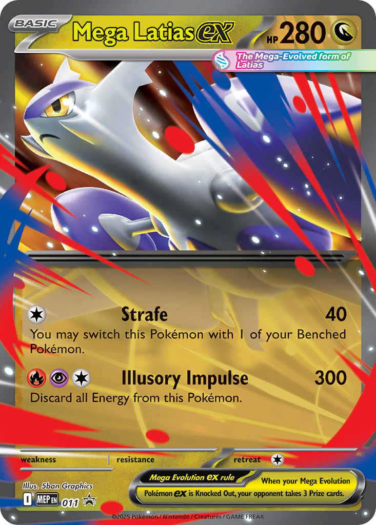 Mega Latias ex Pokémon card