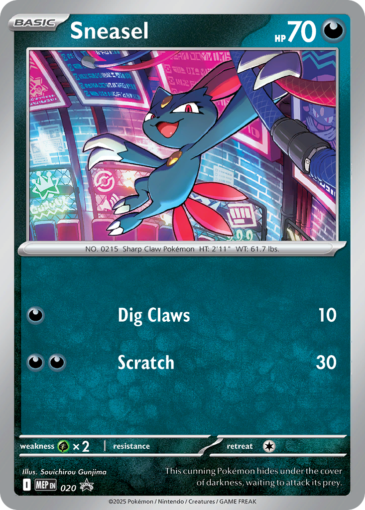 Sneasel Pokémon card