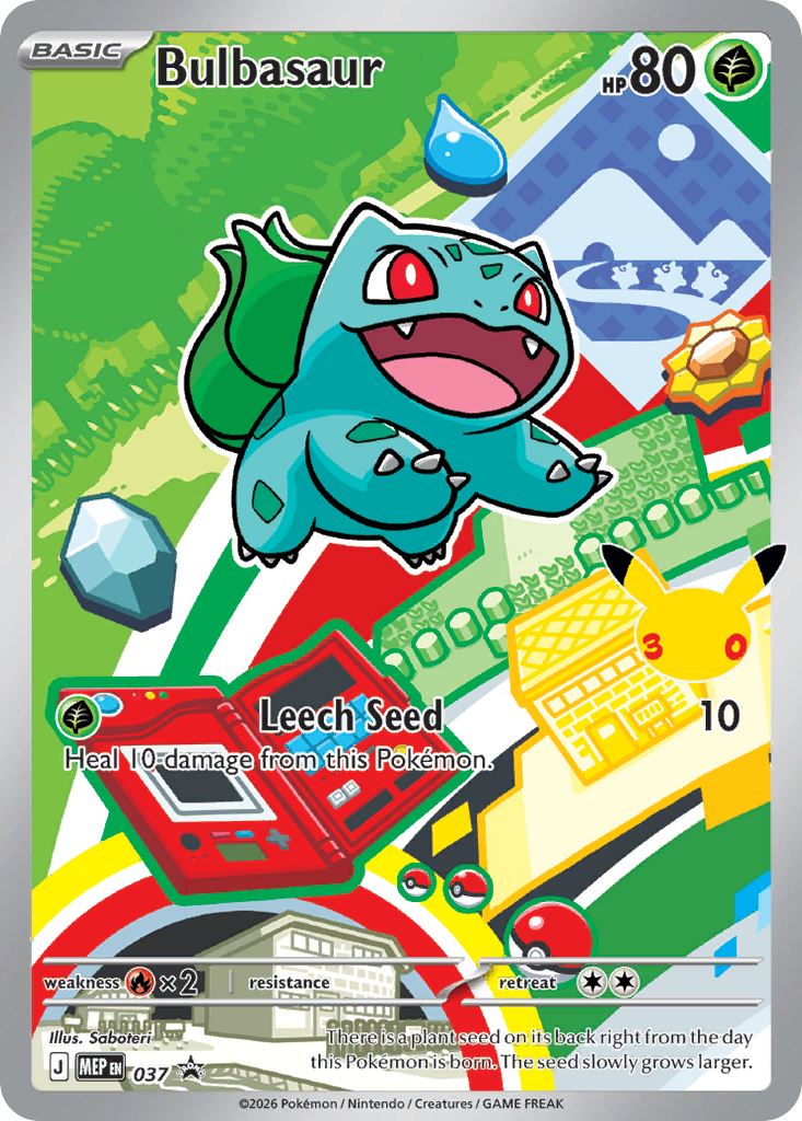 Bulbasaur Pokémon card