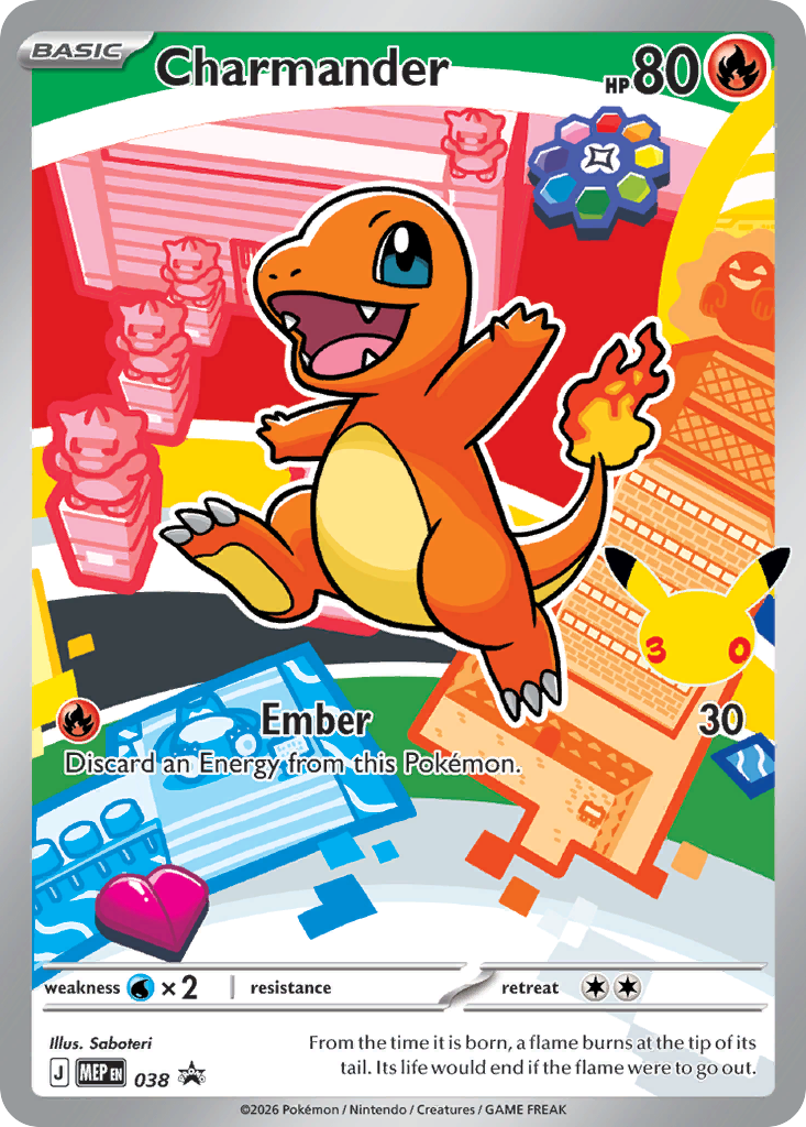Charmander Pokémon card