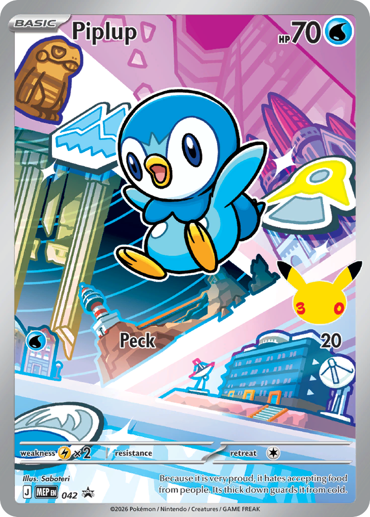 Piplup Pokémon card