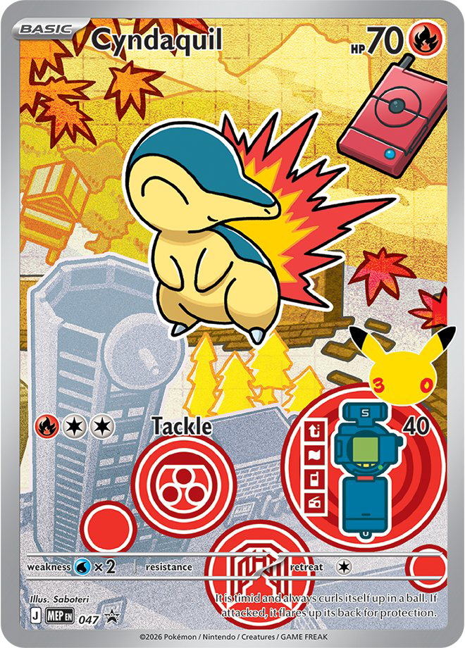 Cyndaquil Pokémon card