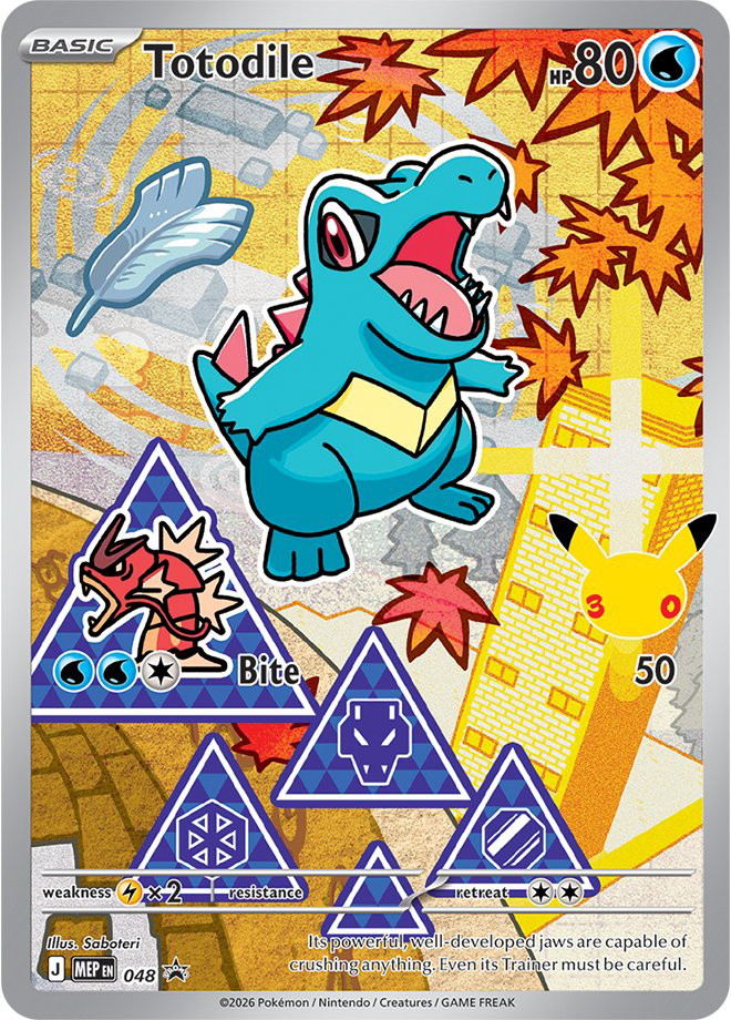 Totodile Pokémon card