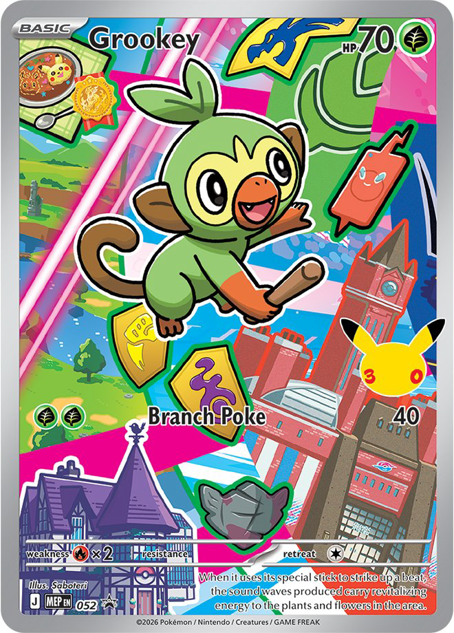 Grookey Pokémon card