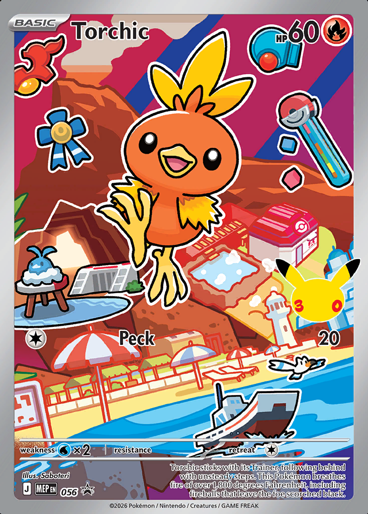 Torchic Pokémon card