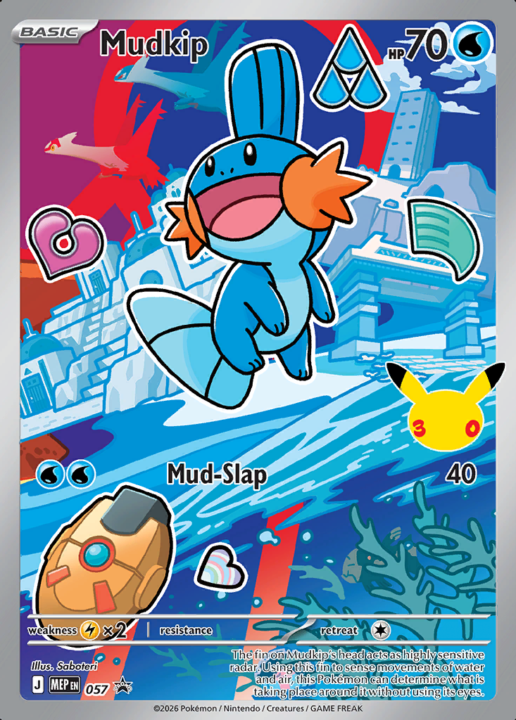 Mudkip Pokémon card