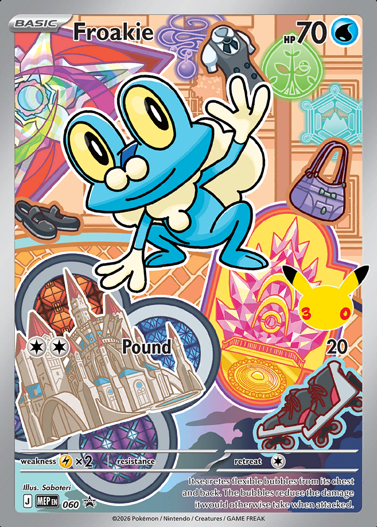 Froakie Pokémon card
