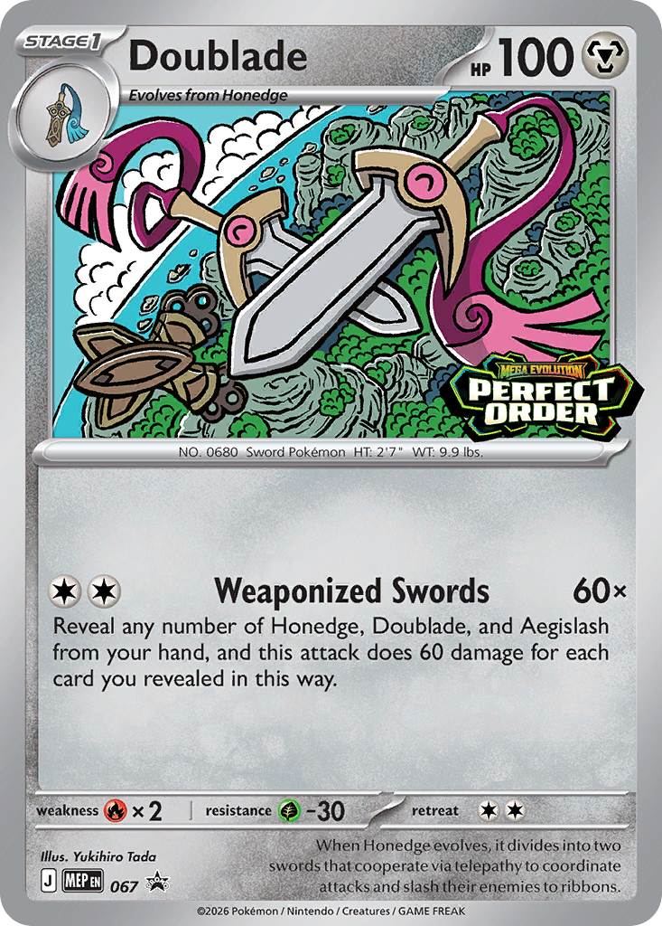 Doublade Pokémon card
