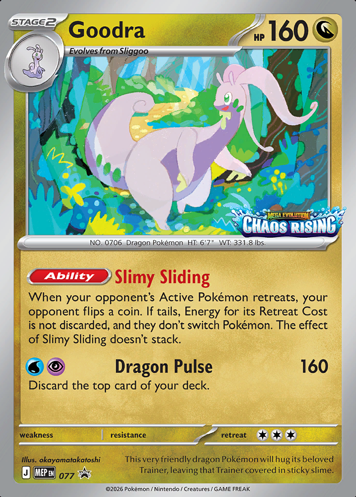 Goodra Pokémon card