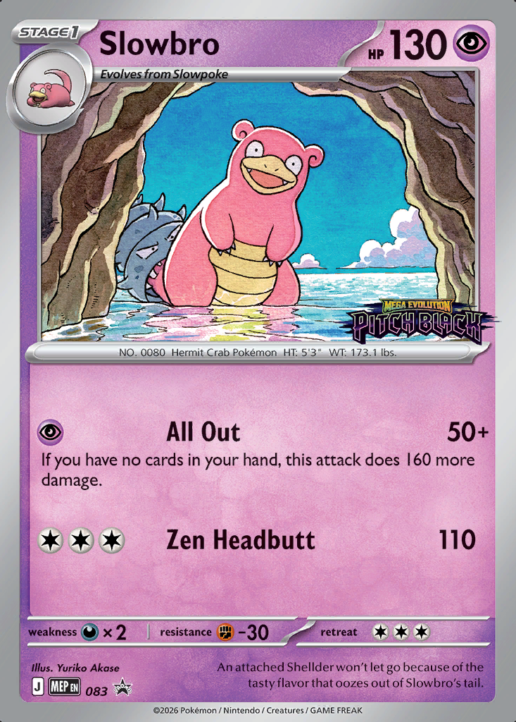 Slowbro Pokémon card