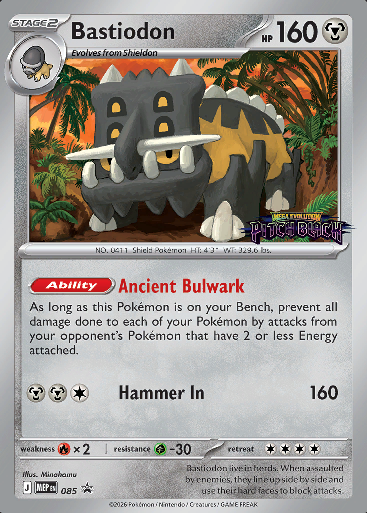 Bastiodon Pokémon card