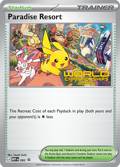 Paradise Resort Pokémon card