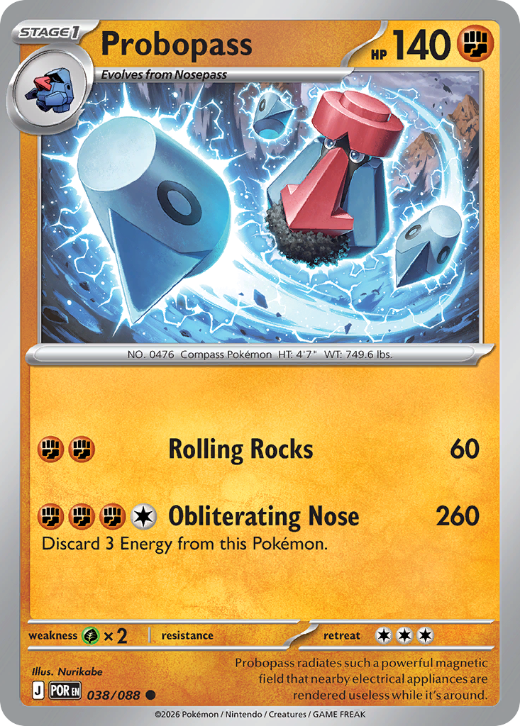 Probopass Pokémon card