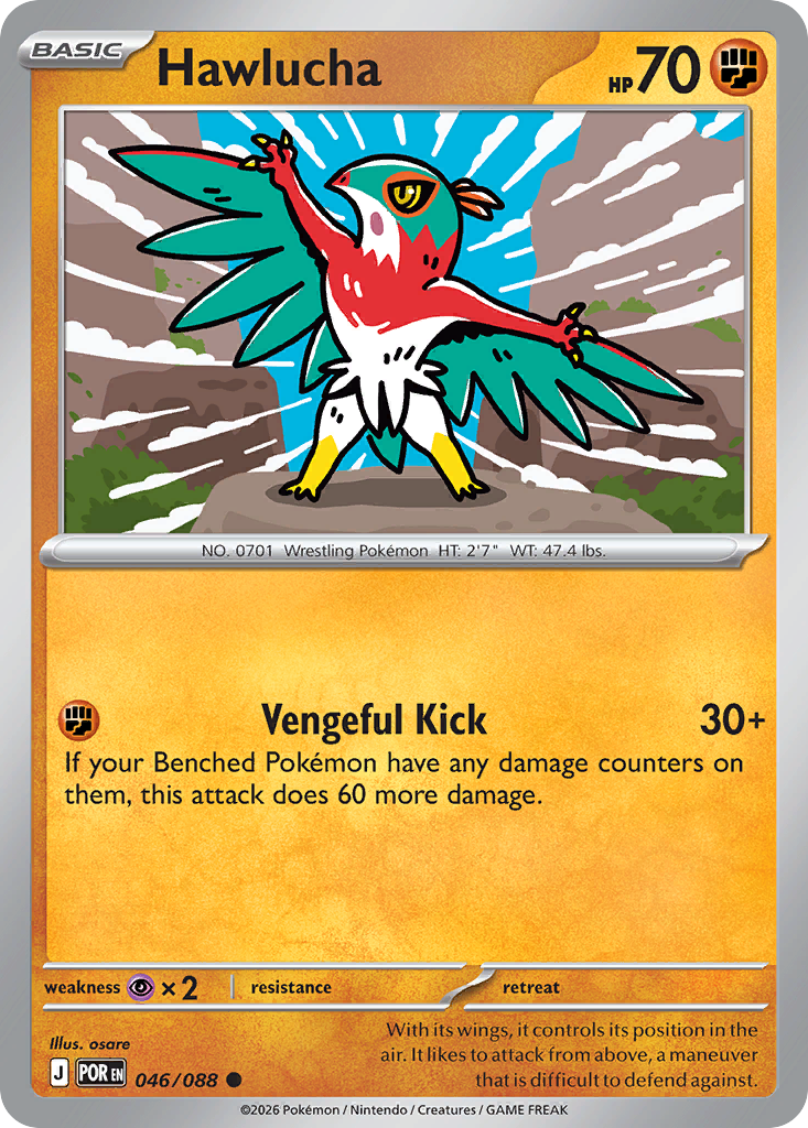 Hawlucha Pokémon card