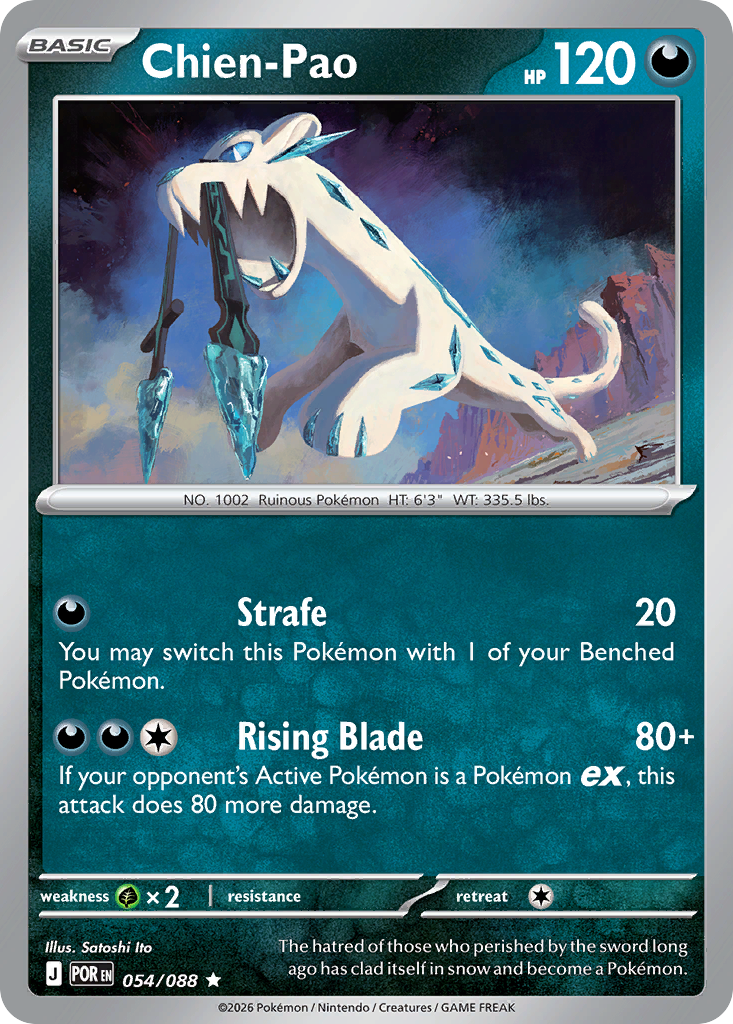 Chien-Pao Pokémon card