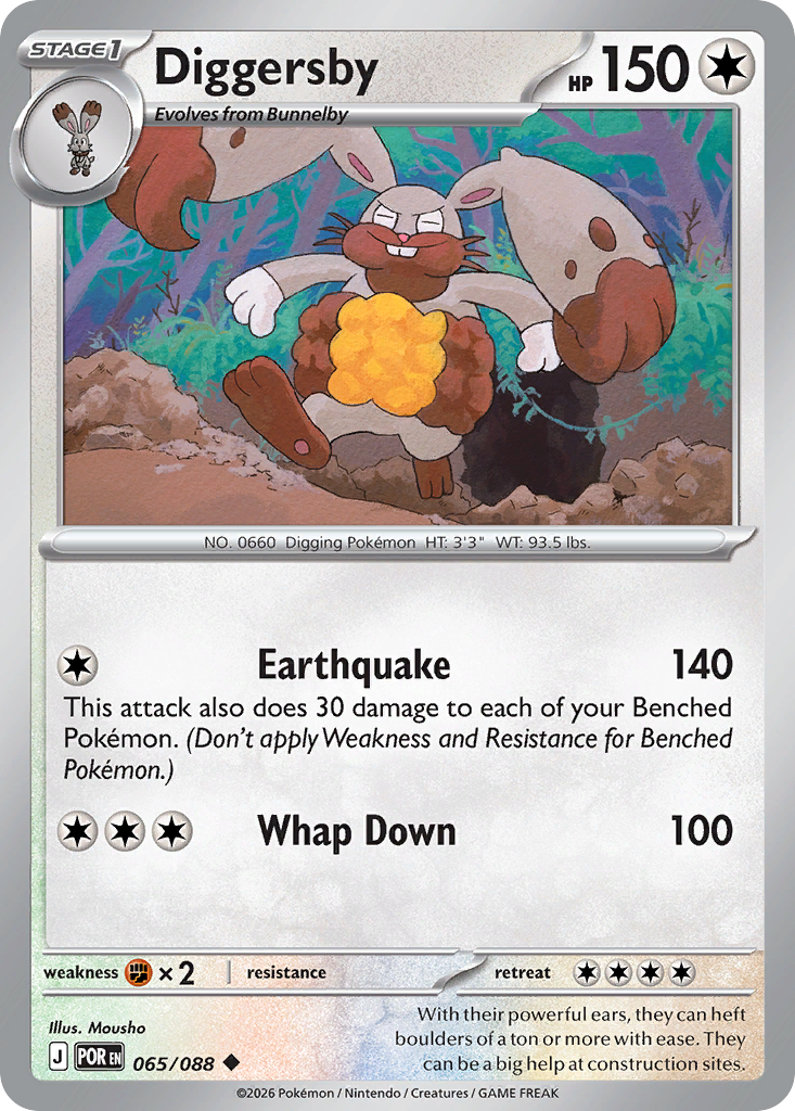 Diggersby Pokémon card