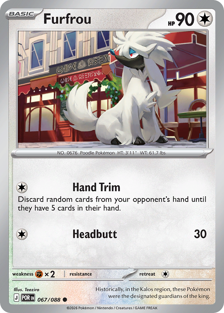 Furfrou Pokémon card