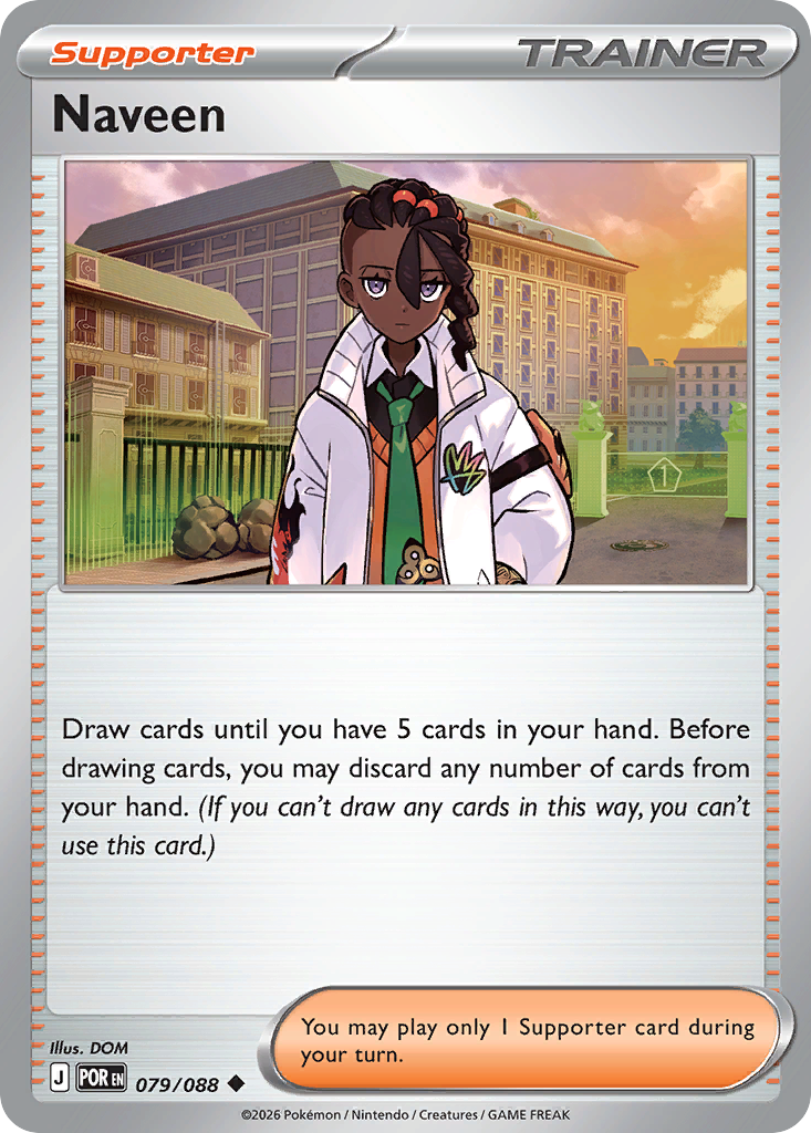 Naveen Pokémon card