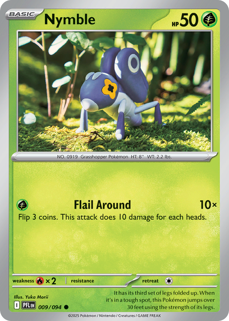 Nymble Pokémon card