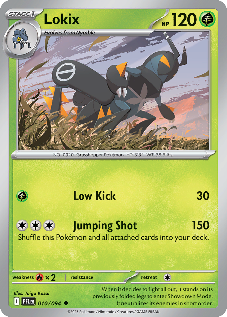 Lokix Pokémon card