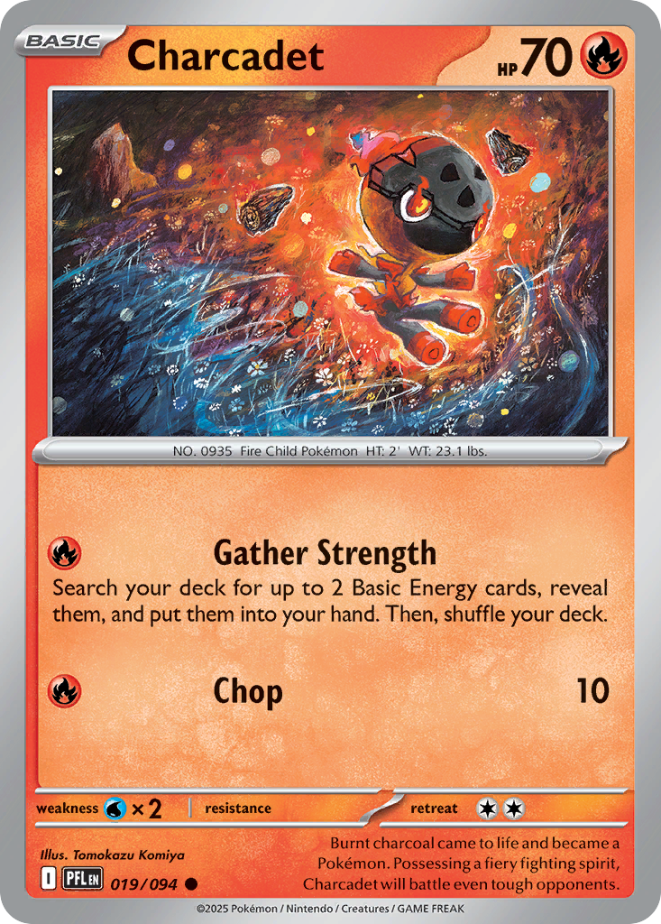 Charcadet Pokémon card
