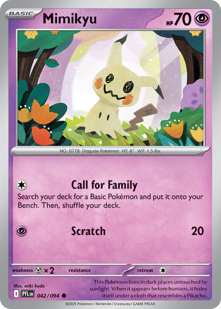 Mimikyu Pokémon card