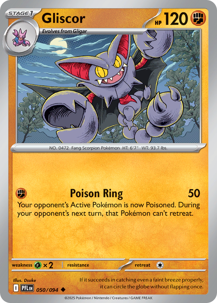 Gliscor Pokémon card